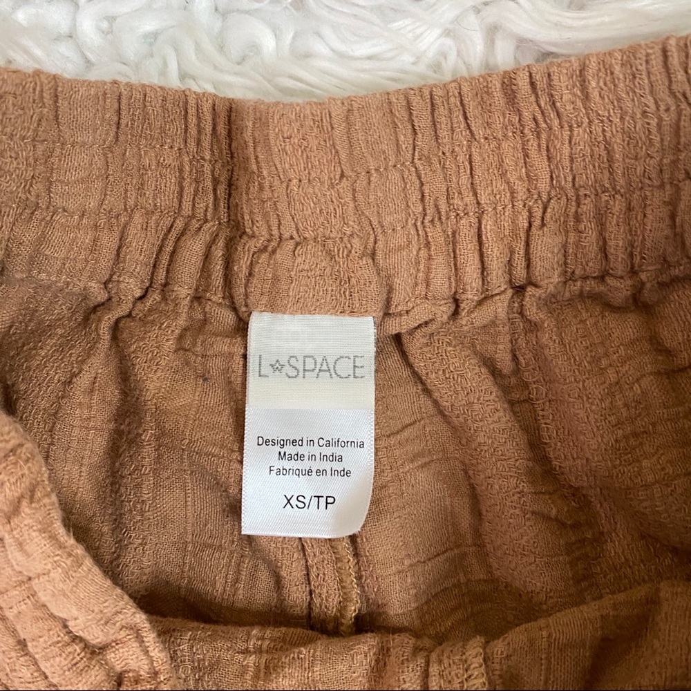 l*space Rust Tie-Front Crop Top - Picture 5 of 8